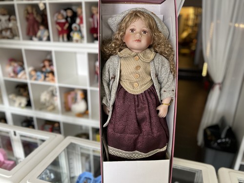 Künstlerpuppe porzellan puppe - porzellan,