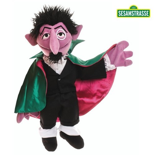 Handpuppe graf zahl 65cm - handpuppe,