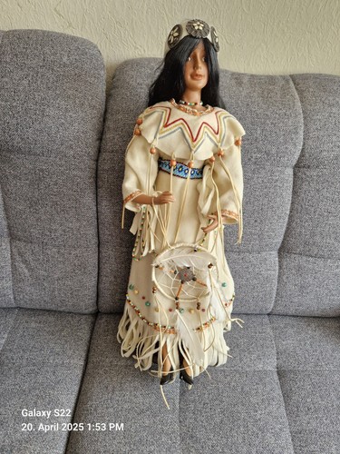 Indianer puppe sammlerstück - puppe,