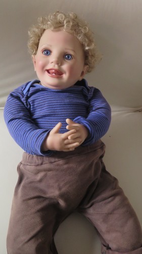 Lebensechte puppe 65cm von - puppe, 65cm,