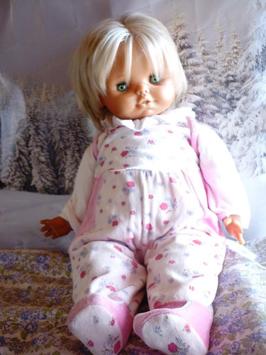 Ddr puppe babypuppe - babypuppe, 65cm